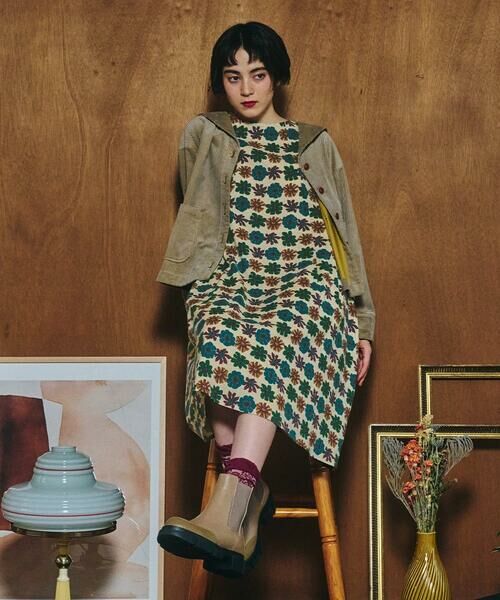 Jocomomola / ホコモモラ ロング・マキシ丈ワンピース | Calle Imperial フラワープリントワンピース | 詳細13