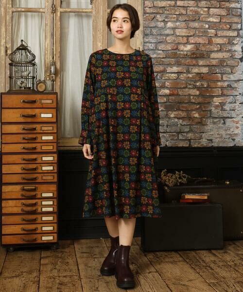 Jocomomola / ホコモモラ ロング・マキシ丈ワンピース | Calle Imperial フラワープリントワンピース | 詳細9