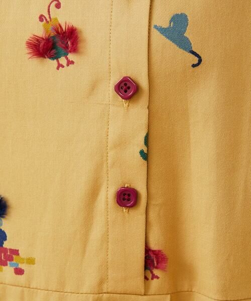 Jocomomola / ホコモモラ ロング・マキシ丈ワンピース | Lunares Animales もけもけドビーワンピース | 詳細11