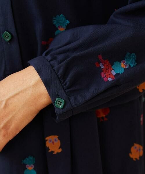 Jocomomola / ホコモモラ ロング・マキシ丈ワンピース | Lunares Animales もけもけドビーワンピース | 詳細4