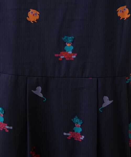 Jocomomola / ホコモモラ ロング・マキシ丈ワンピース | Lunares Animales もけもけドビーワンピース | 詳細7