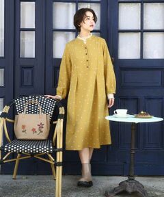 Jocomomola / ホコモモラ ロング・マキシ丈ワンピース | Baile Esponjoso フロッキードットワンピース