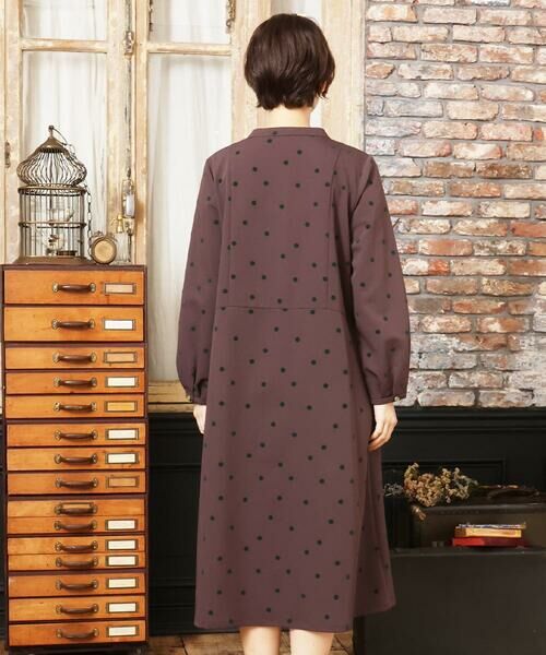 Jocomomola / ホコモモラ ロング・マキシ丈ワンピース | Baile Esponjoso フロッキードットワンピース | 詳細1