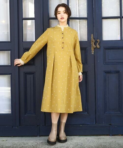 Jocomomola / ホコモモラ ロング・マキシ丈ワンピース | Baile Esponjoso フロッキードットワンピース | 詳細11