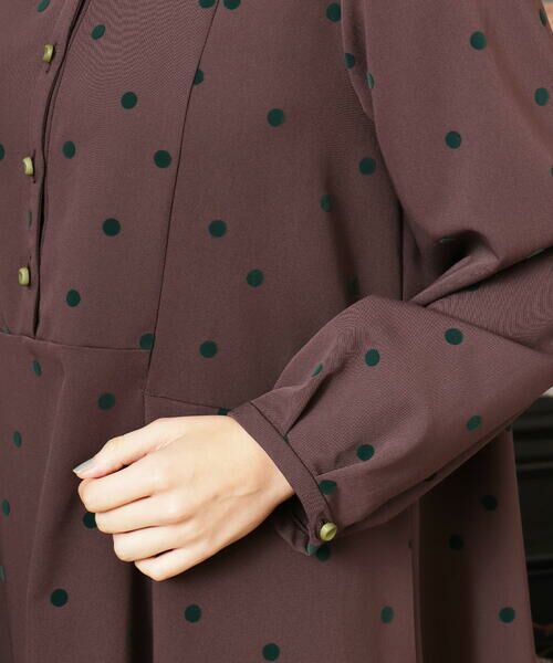 Jocomomola / ホコモモラ ロング・マキシ丈ワンピース | Baile Esponjoso フロッキードットワンピース | 詳細5