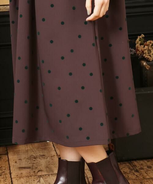 Jocomomola / ホコモモラ ロング・マキシ丈ワンピース | Baile Esponjoso フロッキードットワンピース | 詳細7