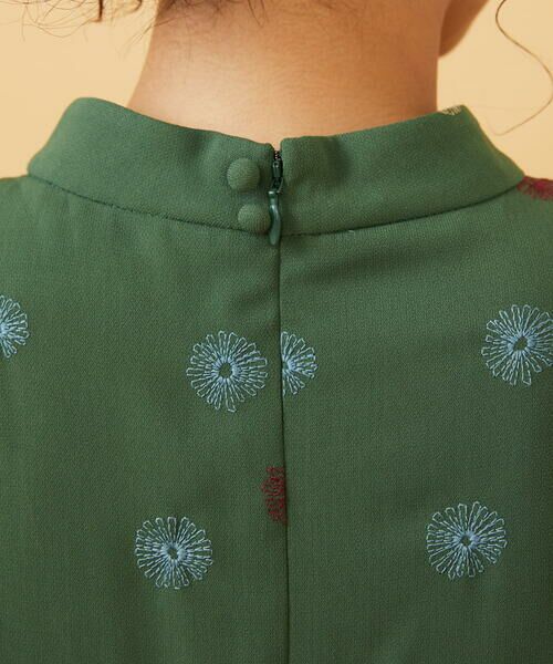 Jocomomola / ホコモモラ ロング・マキシ丈ワンピース | Estrella ハイネックフラワー刺繍ワンピース | 詳細12