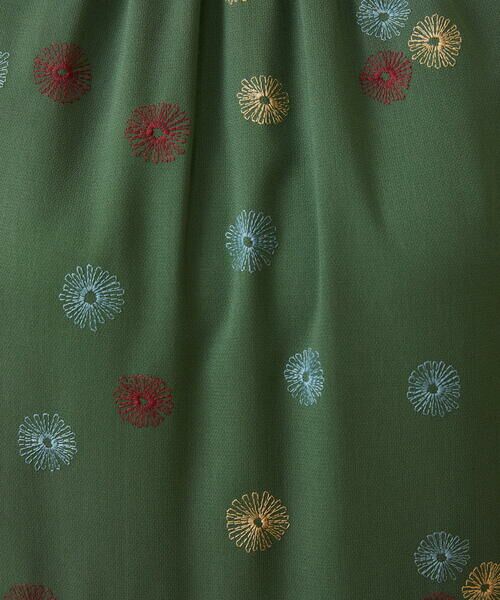 Jocomomola / ホコモモラ ロング・マキシ丈ワンピース | Estrella ハイネックフラワー刺繍ワンピース | 詳細13