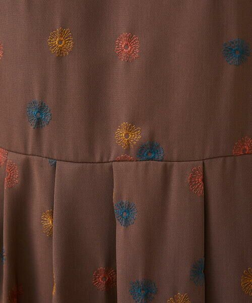 Jocomomola / ホコモモラ ロング・マキシ丈ワンピース | Estrella ハイネックフラワー刺繍ワンピース | 詳細9