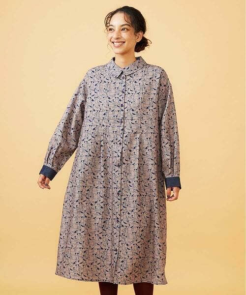 Jocomomola / ホコモモラ ロング・マキシ丈ワンピース | Calle de Manuela Malasana アニマルプリントワンピース | 詳細1