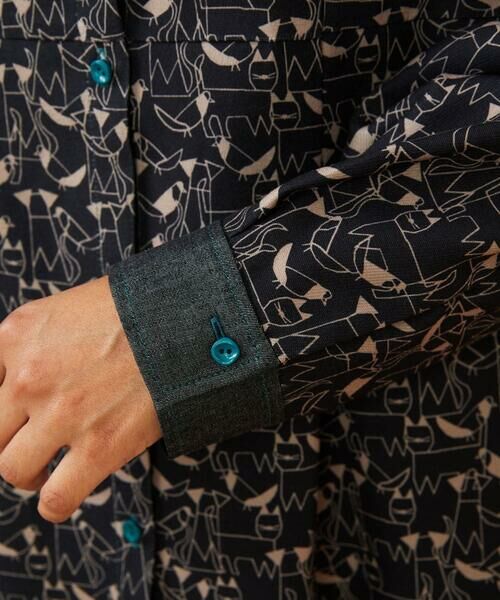 Jocomomola / ホコモモラ ロング・マキシ丈ワンピース | Calle de Manuela Malasana アニマルプリントワンピース | 詳細17