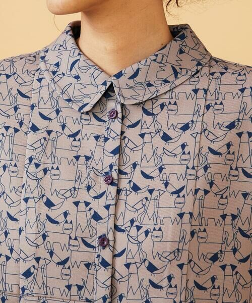 Jocomomola / ホコモモラ ロング・マキシ丈ワンピース | Calle de Manuela Malasana アニマルプリントワンピース | 詳細4