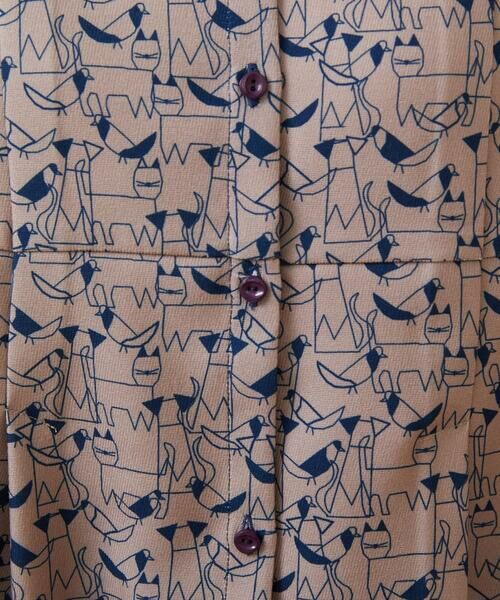 Jocomomola / ホコモモラ ロング・マキシ丈ワンピース | Calle de Manuela Malasana アニマルプリントワンピース | 詳細5