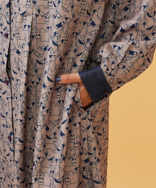 Jocomomola / ホコモモラ ロング・マキシ丈ワンピース | Calle de Manuela Malasana アニマルプリントワンピース | 詳細8