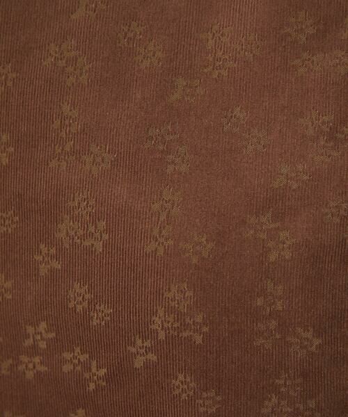 Jocomomola / ホコモモラ ロング・マキシ丈ワンピース | コーデュロイオパールプリントシャツワンピース | 詳細17