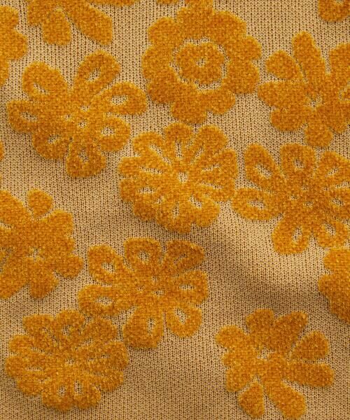 Jocomomola / ホコモモラ ニット・セーター | Flor suave フラワージャカードニットプルオーバー | 詳細8