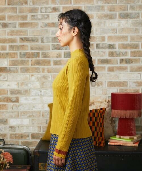 Jocomomola / ホコモモラ ニット・セーター | Feston スカラップハイネックリブニット | 詳細1