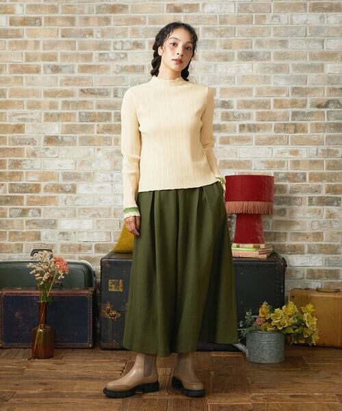 Jocomomola / ホコモモラ ニット・セーター | Feston スカラップハイネックリブニット | 詳細18