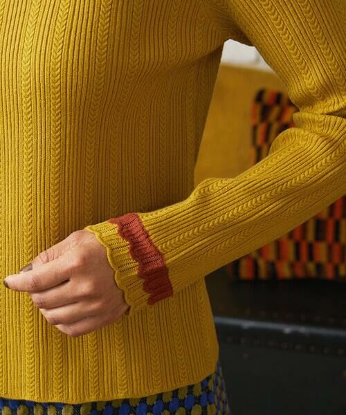 Jocomomola / ホコモモラ ニット・セーター | Feston スカラップハイネックリブニット | 詳細4