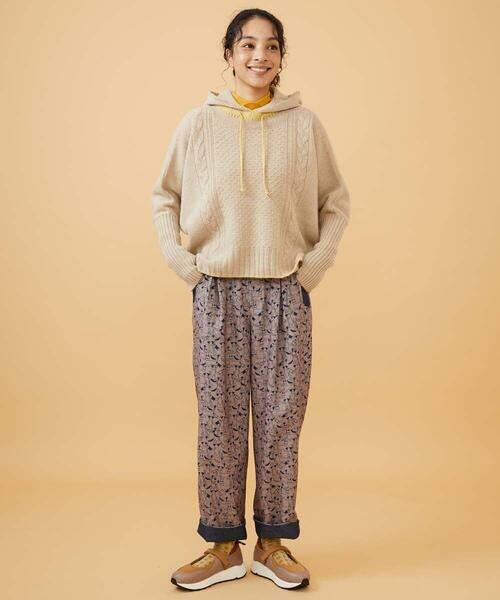 Jocomomola / ホコモモラ ニット・セーター | Vantana ケーブル編みフード付きニット | 詳細12
