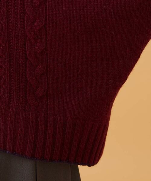 Jocomomola / ホコモモラ ニット・セーター | Vantana ケーブル編みフード付きニット | 詳細6