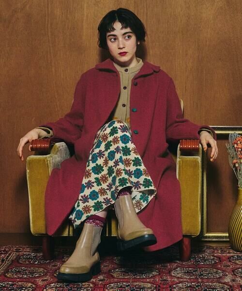 Jocomomola / ホコモモラ ロング・マキシ丈スカート | Calle Imperial フラワープリントスカート | 詳細12