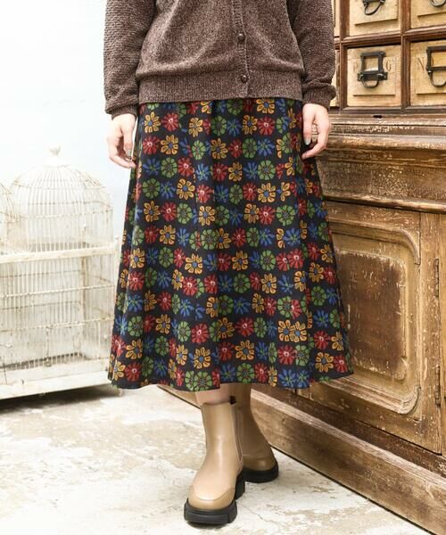 Jocomomola / ホコモモラ ロング・マキシ丈スカート | Calle Imperial フラワープリントスカート | 詳細13