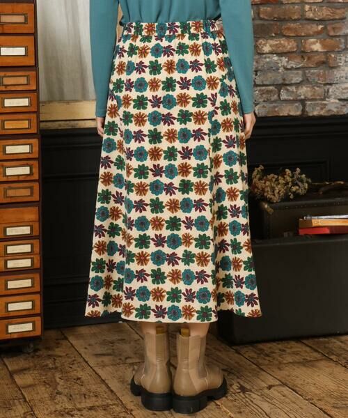 Jocomomola / ホコモモラ ロング・マキシ丈スカート | Calle Imperial フラワープリントスカート | 詳細2
