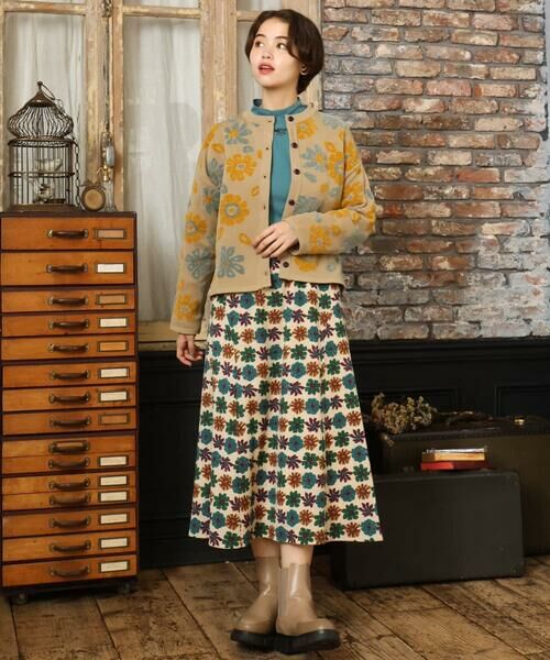 Jocomomola / ホコモモラ ロング・マキシ丈スカート | Calle Imperial フラワープリントスカート | 詳細9