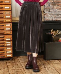 Jocomomola / ホコモモラ ロング・マキシ丈スカート | ベロアチュール イージースカート