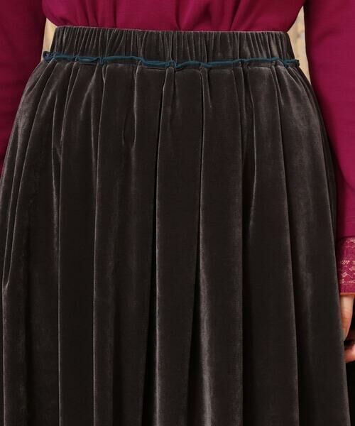 Jocomomola / ホコモモラ ロング・マキシ丈スカート | ベロアチュール イージースカート | 詳細3