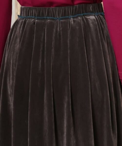 Jocomomola / ホコモモラ ロング・マキシ丈スカート | ベロアチュール イージースカート | 詳細4