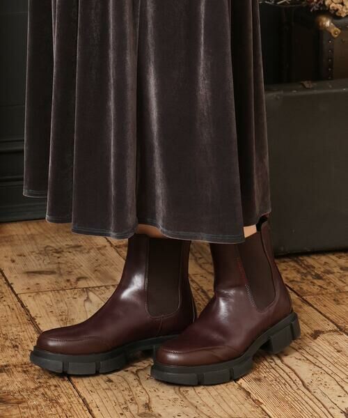 Jocomomola / ホコモモラ ロング・マキシ丈スカート | ベロアチュール イージースカート | 詳細5