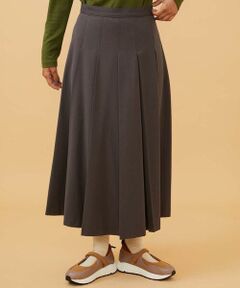 Jocomomola / ホコモモラ ロング・マキシ丈スカート | Pliegues ワンポイント刺繍プリーツスカート