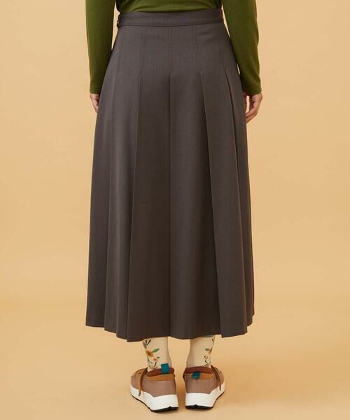 Jocomomola / ホコモモラ ロング・マキシ丈スカート | Pliegues ワンポイント刺繍プリーツスカート | 詳細2