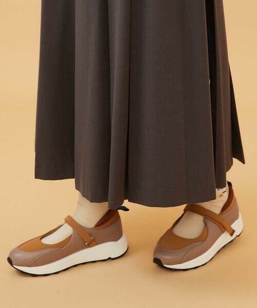 Jocomomola / ホコモモラ ロング・マキシ丈スカート | Pliegues ワンポイント刺繍プリーツスカート | 詳細5