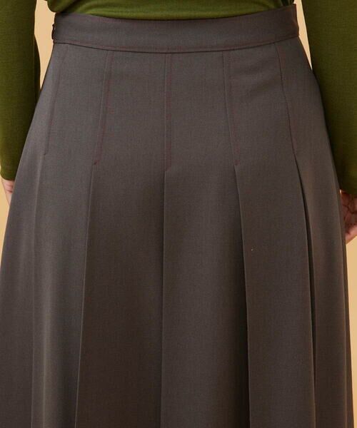 Jocomomola / ホコモモラ ロング・マキシ丈スカート | Pliegues ワンポイント刺繍プリーツスカート | 詳細6