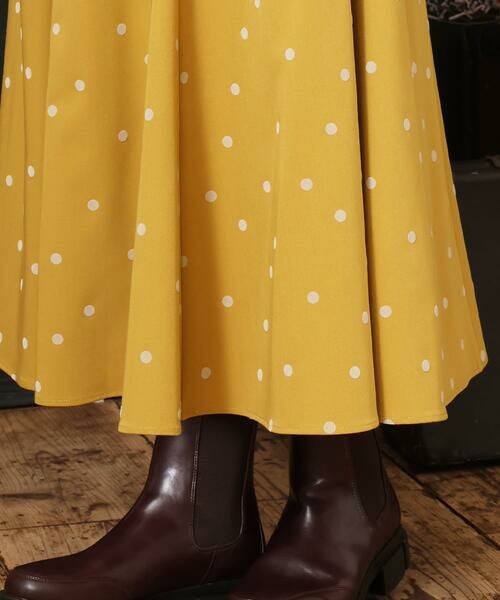 Jocomomola / ホコモモラ ロング・マキシ丈スカート | Baile Esponjoso フロッキードットスカート | 詳細5