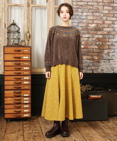 Jocomomola / ホコモモラ ロング・マキシ丈スカート | Baile Esponjoso フロッキードットスカート | 詳細8