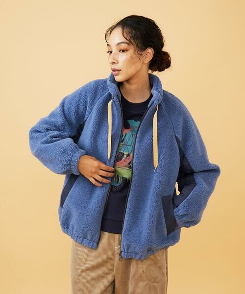 Jocomomola / ホコモモラ その他アウター | Abrigo boa ボアブルゾン | 詳細1