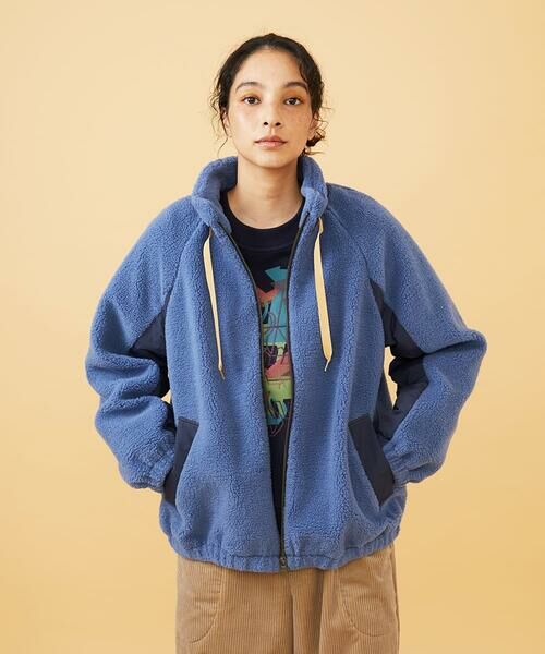 Jocomomola / ホコモモラ その他アウター | Abrigo boa ボアブルゾン | 詳細2