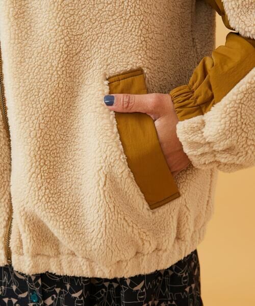 Jocomomola / ホコモモラ その他アウター | Abrigo boa ボアブルゾン | 詳細20