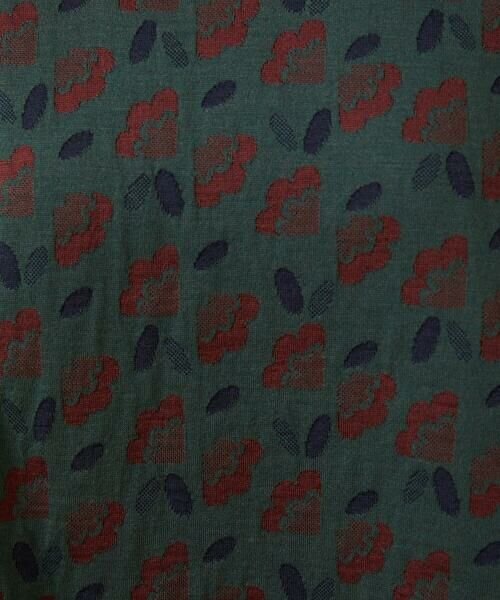 Jocomomola / ホコモモラ カットソー | Cruce ジャカード リーフ×フラワー柄カットソー | 詳細11