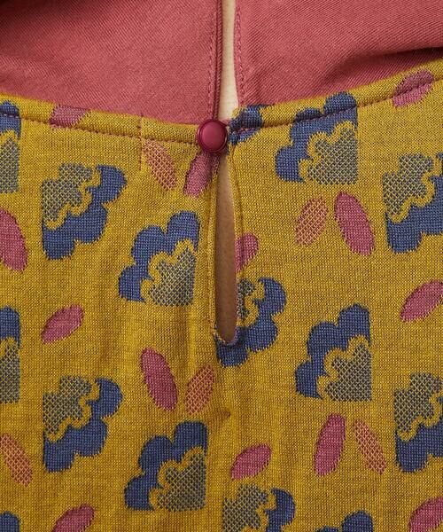 Jocomomola / ホコモモラ カットソー | Cruce ジャカード リーフ×フラワー柄カットソー | 詳細7