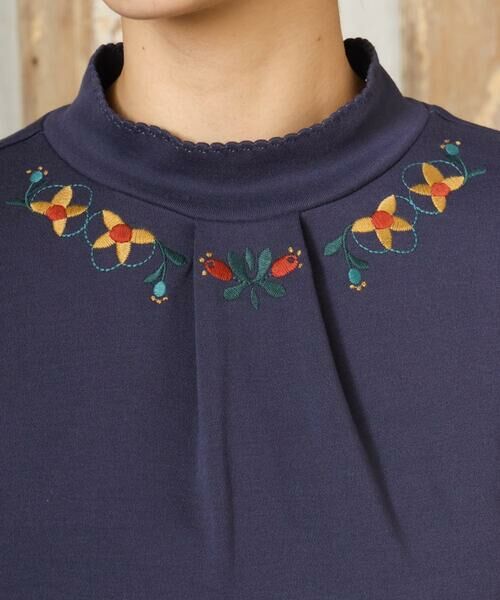 Jocomomola / ホコモモラ カットソー | ベアスムース 配色刺繍カットソー | 詳細18