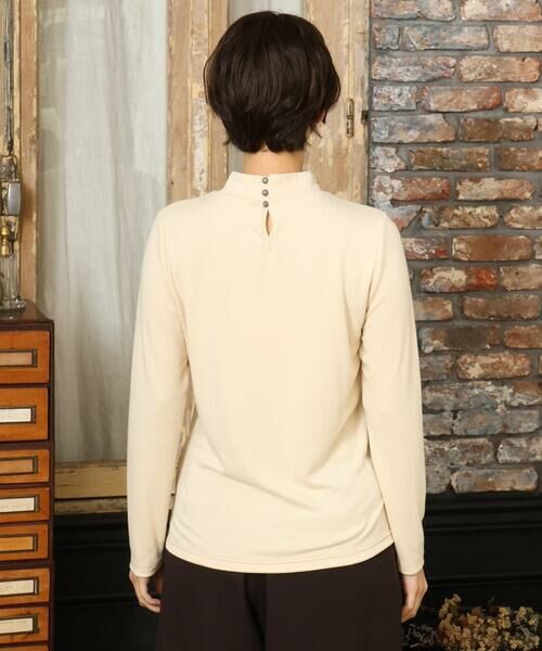 Jocomomola / ホコモモラ カットソー | ベアスムース 配色刺繍カットソー | 詳細2