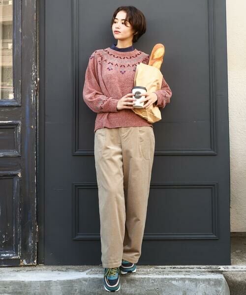 Jocomomola / ホコモモラ カットソー | ベアスムース 配色刺繍カットソー | 詳細22