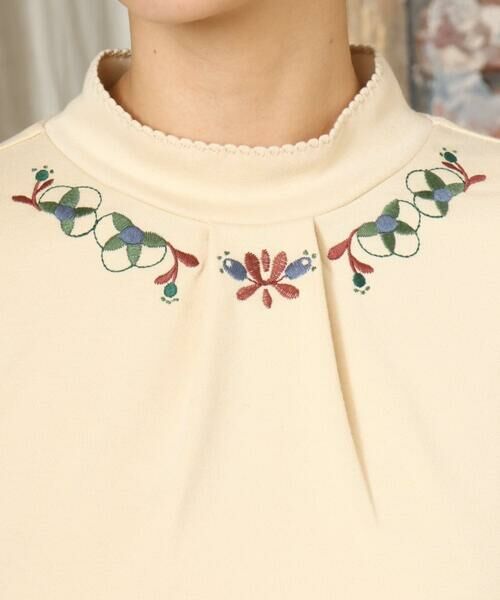 Jocomomola / ホコモモラ カットソー | ベアスムース 配色刺繍カットソー | 詳細3