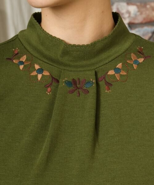 Jocomomola / ホコモモラ カットソー | ベアスムース 配色刺繍カットソー | 詳細9