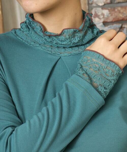 Jocomomola / ホコモモラ カットソー | ベアスムース ハイネックレースカットソー | 詳細13